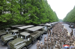 North Korean military ramps up Covid response as outbreak grows