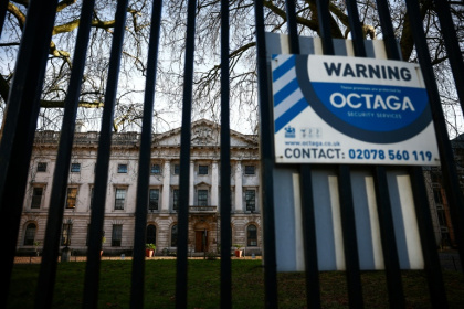 A general view of the former Royal Mint, situated close to the Tower of London, a site favoured by the Chinese authorities as a home for its new embassy