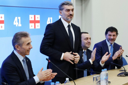 Mikheil Kavelashvili is known for his expletive-laden parliament speeches and tirades against government critics