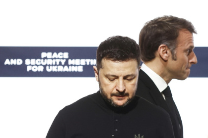 French President Emmanuel Macron is among those sketching out the contours of a European 'reassurance force' for Ukraine