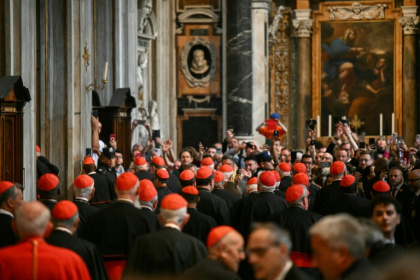 The Church's 252 cardinals were recalled to Rome following the death of Pope Francis - Alberto PIZZOLI