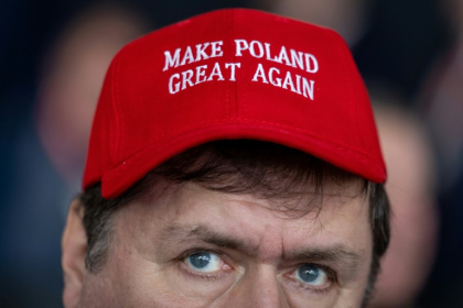 Fans of US President Donald Trump met for a conservative political conference in Poland - Wojtek RADWANSKI (AFP)