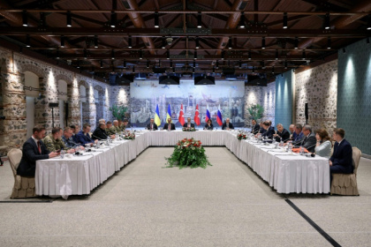Russian and Ukrainian officials met in Istanbul on May 16 - Handout (AFP)