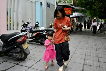 Vietnam is battling to reverse a declining birth rate - Nhac NGUYEN (AFP)