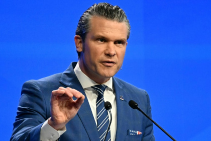 Defence Secretary Pete Hegseth will meet with his NATO counterparts in Brussels - MOHD RASFAN (AFP)