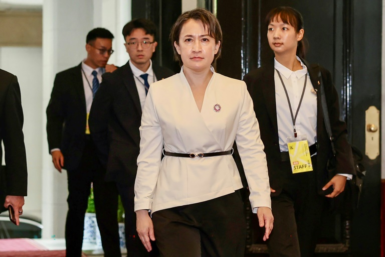 Taiwan VP says not intimidated after alleged China plot