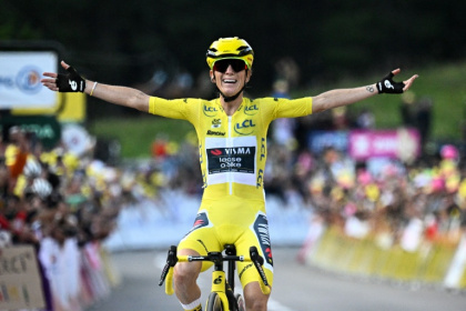 Olympic champion Pauline Ferrand-Prevot of France won the women's Tour de France title after nine days of racing - JULIEN DE ROSA (AFP)