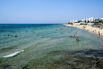 European visitors to Tunisia are rebounding after a slump caused by an Islamic State attack 10 years ago - FETHI BELAID (AFP)
