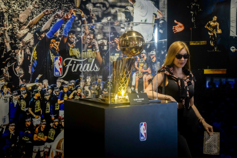Treading fine line, NBA money machine kicks into gear on China return