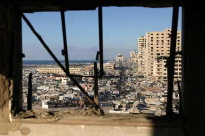 The war has destroyed large swathes of the Gaza Strip - BASHAR TALEB (AFP)