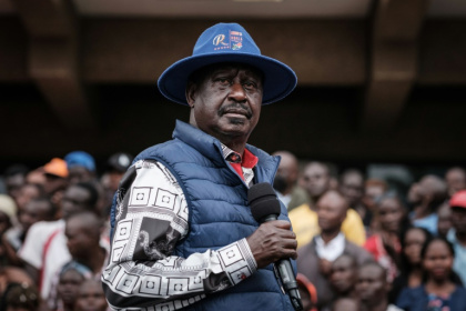 Raila Odinga had long cast himself as an anti-establishment firebrand, despite belonging to one of Kenya's top political dynasties - Yasuyoshi CHIBA (AFP)