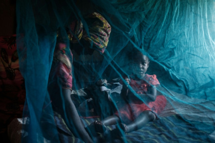 Dual-insecticide mosquito nets are a key tool in the fight against malaria, which is most common in Africa - YASUYOSHI CHIBA (AFP)