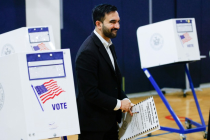 Mamdani, a state lawmaker for New York's Queens borough, appealed to voters by pledging to tackle the soaring cost of living - Leonardo Munoz (AFP)