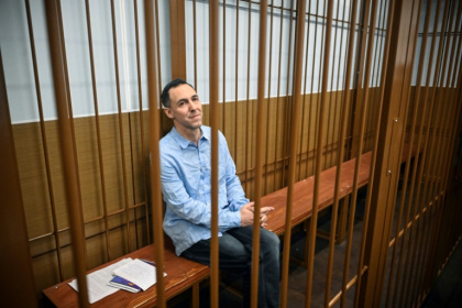 Vinatier's family argue he is a victim of Russian-French tensions over the Ukraine war - Alexander NEMENOV (AFP)