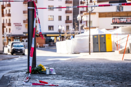 The fire turned a New Year's celebration in the Swiss Alp into a deadly tragedy - MAXIME SCHMID (AFP)