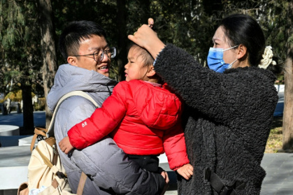China's birth rate could fall from 1.4 billion today to around 800 million by 2100, the United Nations says - Adek BERRY (AFP)