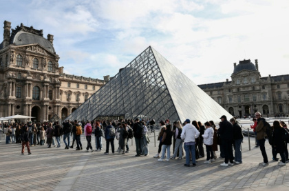 Entrance fees to the Louvre are set to rise for foreign tourists from Wednesday - Thibaud MORITZ (AFP)