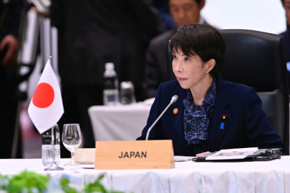 Japanese Prime Minister Sanae Takaichi will host South Korea's president in her western home region of Nara - David MAREUIL (AFP)