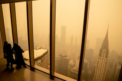 Canada's record-breaking 2023 wildfires exposed hundreds of millions of people downwind to toxic smoke - David Dee Delgado (AFP)