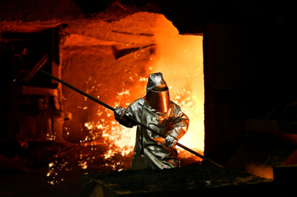 The leaders of the 27 countries making up the EU will thrash out ways to transform the European economy and protect key sectors like steel - Ina FASSBENDER (AFP)
